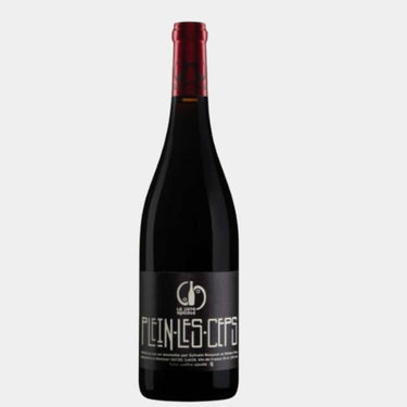 Bouteille de Plein Les Ceps 2024, vin rouge naturel bio du Roussillon.